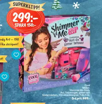 Bo Ohlsson Cool Maker Shimmer Me Body erbjuda