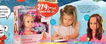 Bo Ohlsson Happy Friend Make Up-och frisyrhuvud erbjuda