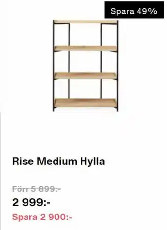 ILVA Rise Medium Hylla erbjuda