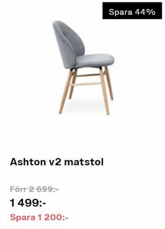 ILVA Ashton v2 matstol erbjuda
