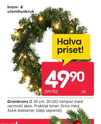 Rusta Smart ljusdekoration erbjuda