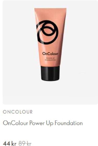 Oriflame OnColour Power Up Foundation erbjuda