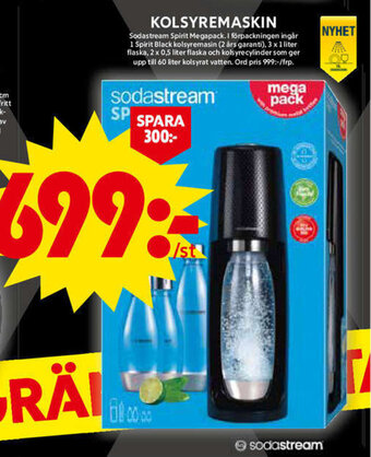 ICA Maxi Kolsyremaskin erbjuda