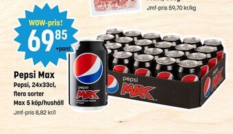 Eurocash Pepsi max erbjuda