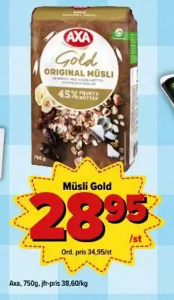 Östenssons Axa Müsli Gold 750g erbjuda