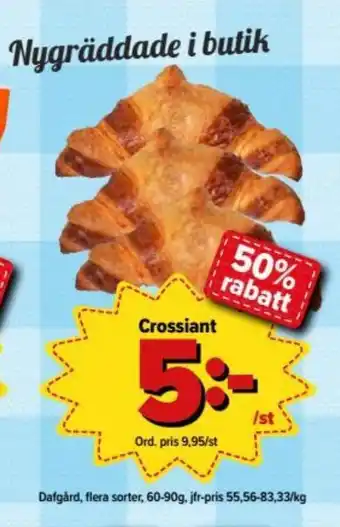 Östenssons Dafgård Crossiant 60-90g erbjuda
