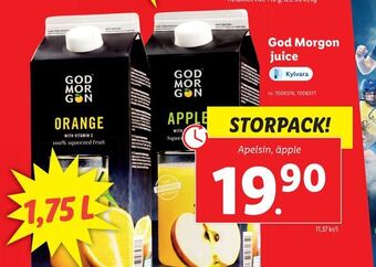 Lidl God morgon juice erbjuda