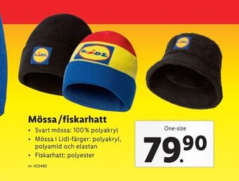 Lidl Mössa/fiskarhatt erbjuda