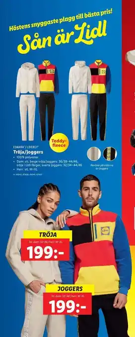 Lidl Tröja/joggers erbjuda