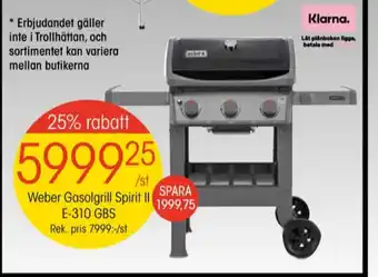 EKO Weber gasolgrill erbjuda