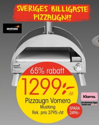 EKO Mustang pizzaugn erbjuda
