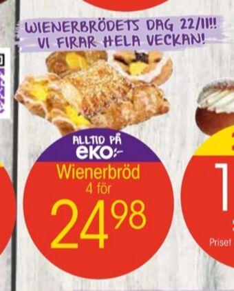 EKO Eko butiksbakat kaffebröd erbjuda