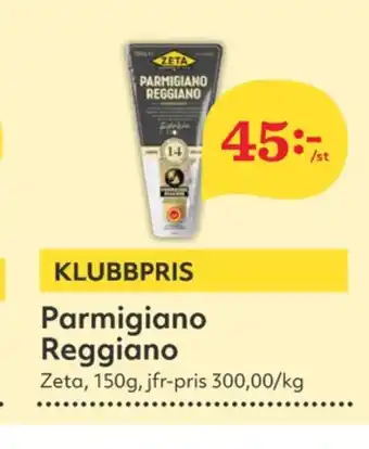 Hemköp Zeta parmigiano reggiano erbjuda
