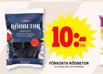 ICA Maxi Ica rödbetor erbjuda