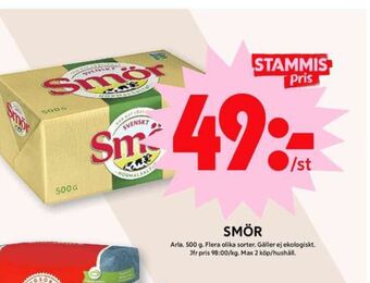 ICA Maxi Svenskt smör erbjuda