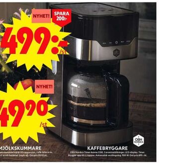 ICA Maxi Obh nordica kaffebryggare erbjuda