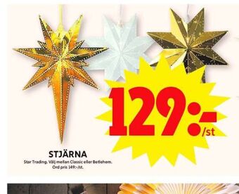 ICA Maxi Star trading adventsstjärna erbjuda