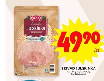 ICA Maxi Scan julskinka erbjuda