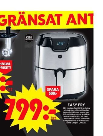 ICA Maxi Obh nordica fritös erbjuda