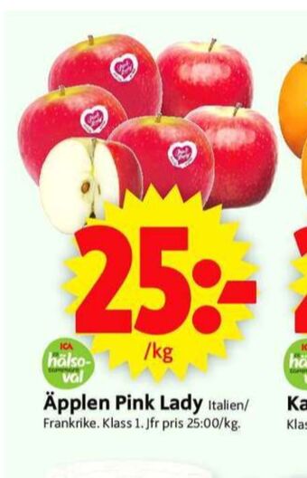 ICA Supermarket Pink lady äpplen erbjuda