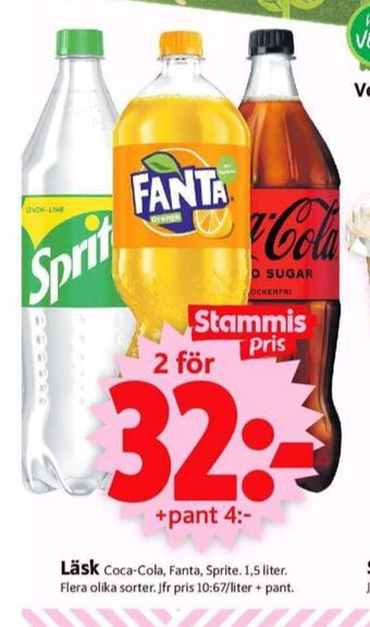 ICA Supermarket Sprite läskedryck erbjuda