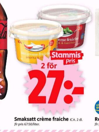 ICA Supermarket Ica crème fraiche erbjuda