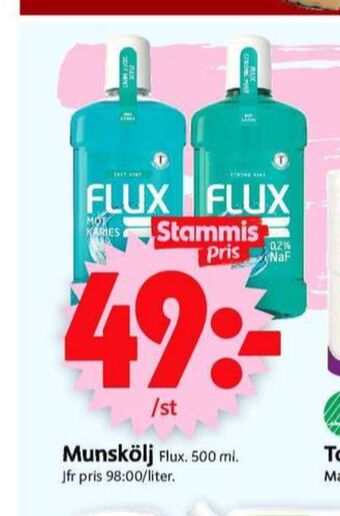 Flux munskölj