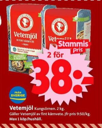 ICA Supermarket Kungsörnen vetemjöl erbjuda