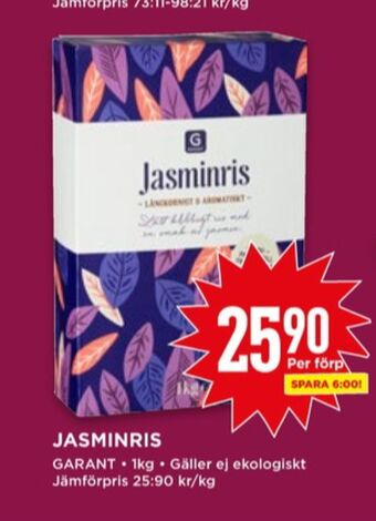 Willys Garant jasminris erbjuda