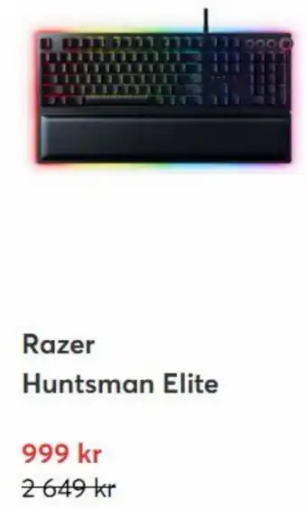 Webhallen Razer Huntsman Elite erbjuda