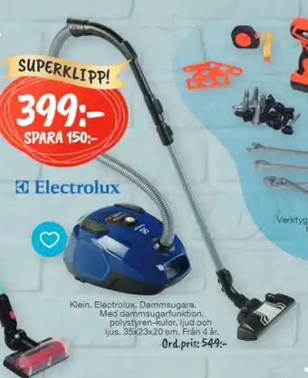 Klein. Electrolux. Dammsugare