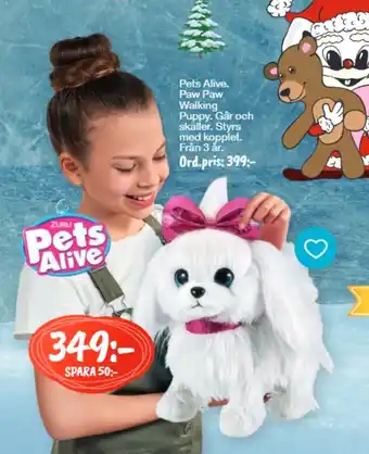 Bo Ohlsson Pets Alive. Paw Paw Walking Puppy erbjuda