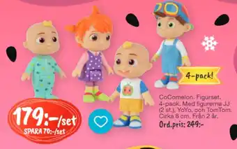 Bo Ohlsson CoComelon. Figurset 4-pack erbjuda