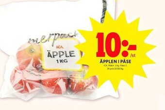 ICA Kvantum Äpplen i Påse erbjuda