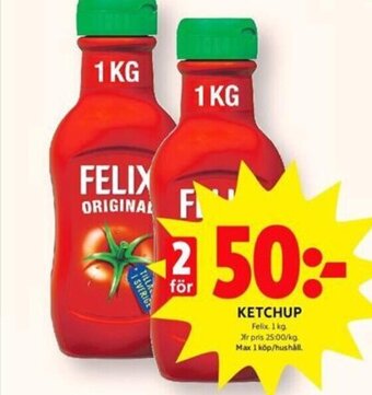 ICA Kvantum Ketchup erbjuda