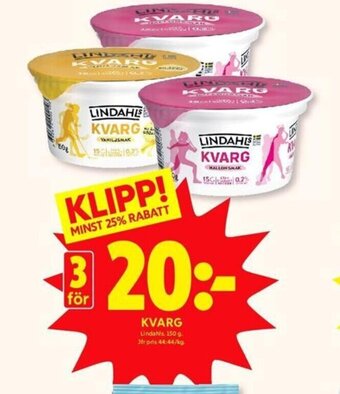 ICA Kvantum Kvarg erbjuda
