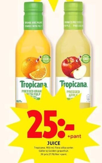 ICA Kvantum Juice erbjuda
