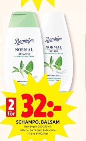 ICA Kvantum Schampo, Balsam erbjuda