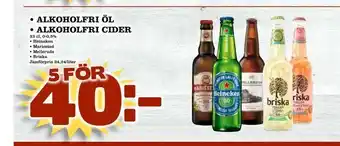 Bonum Matmarknad Alkoholfri öl • alkoholfri cider erbjuda