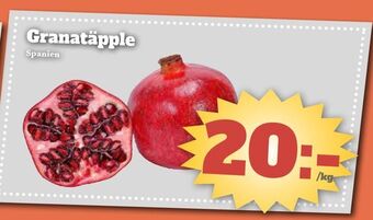 Bonum Matmarknad Granatäpple erbjuda