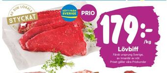 City Gross Lövbiff erbjuda