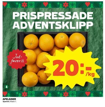 Coop Extra Apelsiner erbjuda