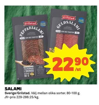Coop Extra Salami erbjuda