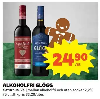 Coop Konsum Alkoholfri glögg erbjuda