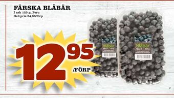 Din Mat Färska blåbär erbjuda