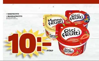 Din Mat Risifrutti mannafrutti erbjuda