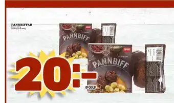 Din Mat Pannbiffar erbjuda