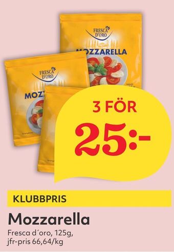 Hemköp Mozzarella erbjuda