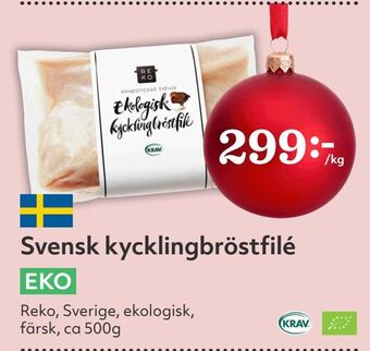 Hemköp Svensk kycklingbröstfilé erbjuda