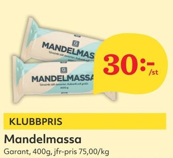 Hemköp Mandelmassa erbjuda